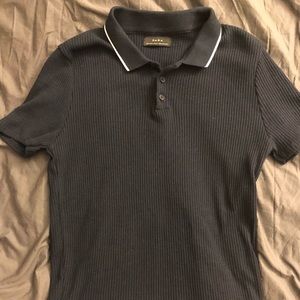 Zara collared shirt. Navy